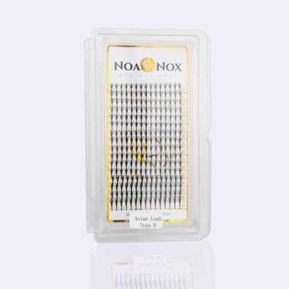 Extensiones de pestañas especiales anime tipo B