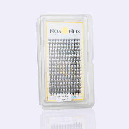 Extensiones de pestañas especiales anime tipo C