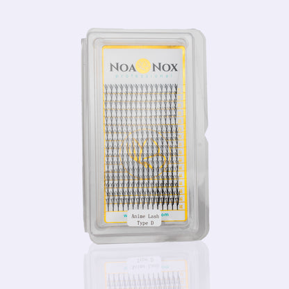 Extensiones de pestañas especiales anime tipo D