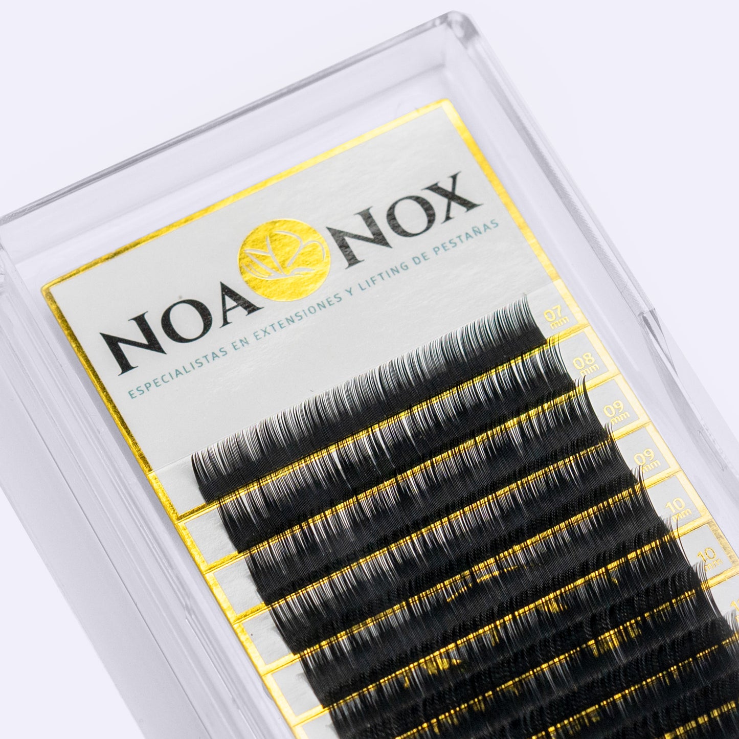 Extensiones de pestañas curvatura D