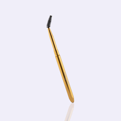 Cepillo para pestañas metálico con tapa