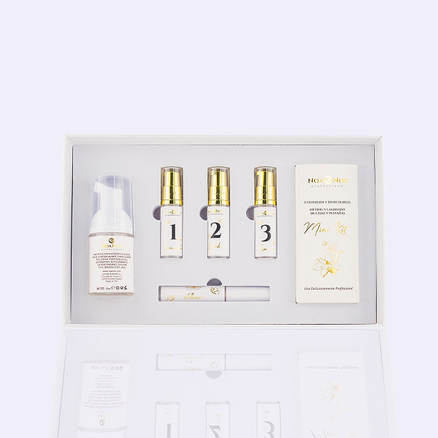 Minikit de lifting y laminado de cejas y pestañas 15 servicios