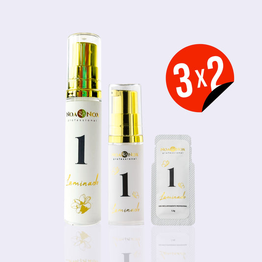 Paso 1 para lifting y laminado de cejas y pestañas
